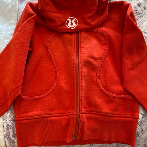Red Lululemon Scuba Hoodie - Picture 4 of 5